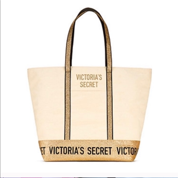 4 for $25 SALE!!!! Victoria’s Secret Sparkle Tote - Picture 3 of 4